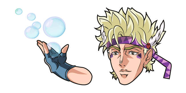 JoJo's Bizarre Adventure Caesar Anthonio Zeppelicustom cursor pack