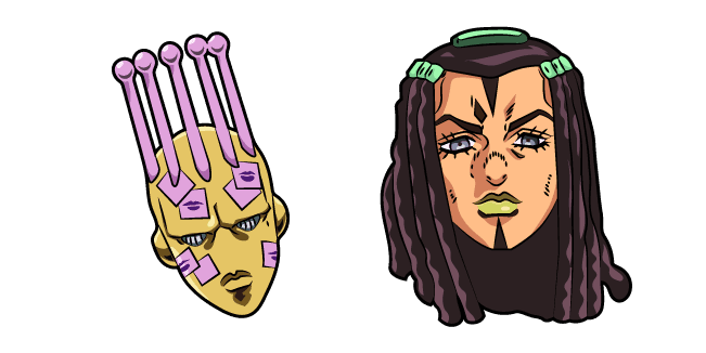 JoJo's Bizarre Adventure Ermes Costello and Kisscustom cursor pack