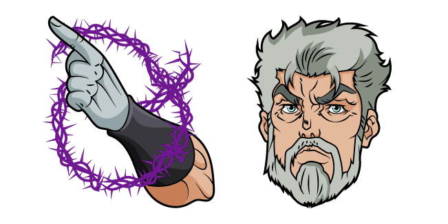 JoJo's Bizarre Adventure Old Joseph and Hermit Purplecustom cursor pack