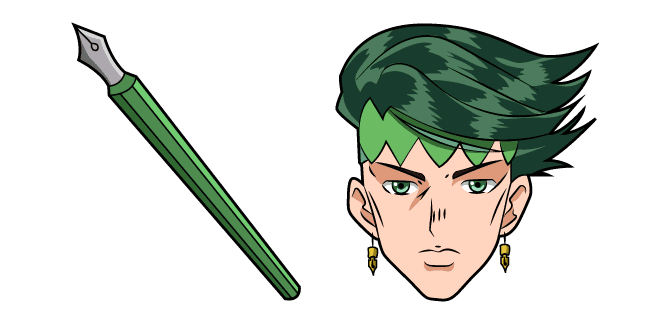 JoJo's Bizarre Adventure Rohan Kishibecustom cursor pack