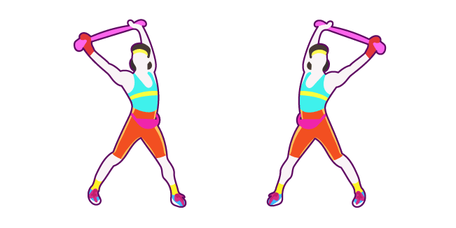 Just Dance Exercisecustom cursor pack