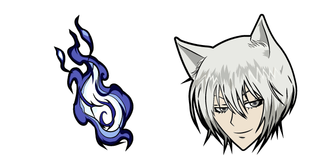 Kamisama Kiss Tomoe and Fox Firecustom cursor pack