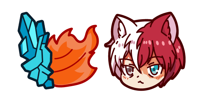 Kawaii My Hero Academia Shoto Todorokicustom cursor pack