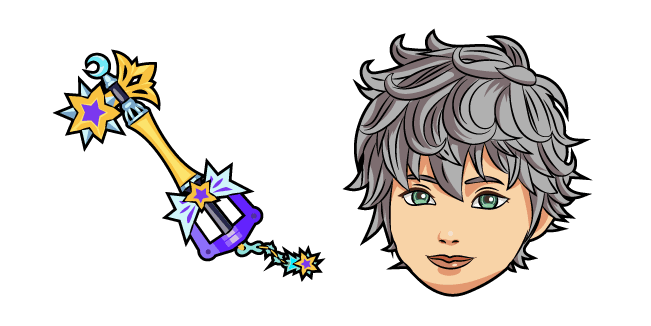 Kingdom Hearts Ephemer and Starlightcustom cursor pack