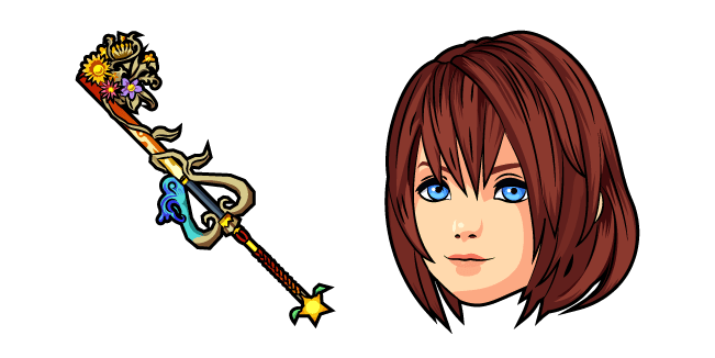 Kingdom Hearts Kairi and Destiny's Embracecustom cursor pack