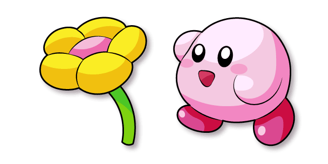 Kirby Batamon and Flowercustom cursor pack