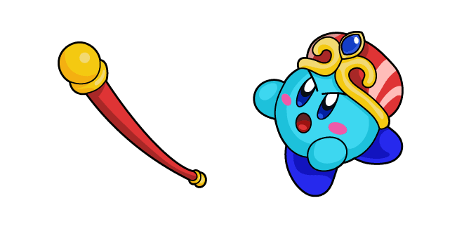 Kirby Blue Kirbycustom cursor pack