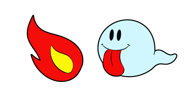 Kirby Booler and Flamecustom cursor pack