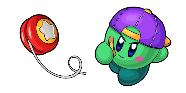 Kirby Green and Yo-Yocustom cursor pack