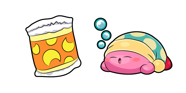 Kirby Sleep and Pillowcustom cursor pack