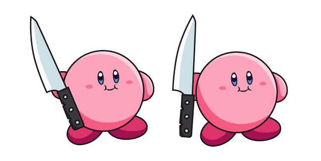 Kirby With A Knife Memecustom cursor pack