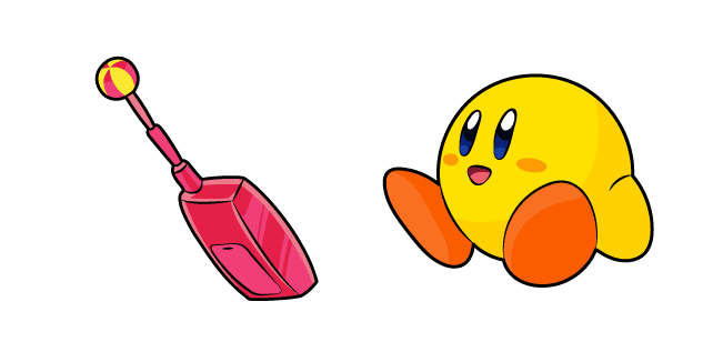 Kirby Yellow Kirbycustom cursor pack