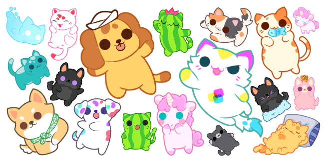 KleptoDogs and KleptoCats cursor collection