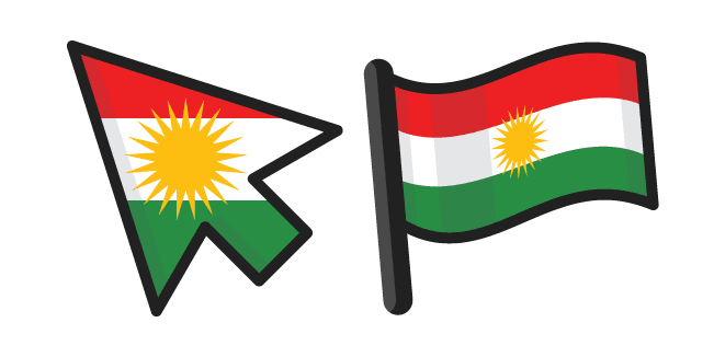 Kurdistan Flagcustom cursor pack