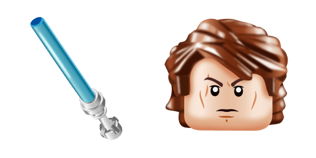 LEGO Anakin Skywalker and Lightsabercustom cursor pack