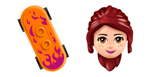 LEGO Friends Mia and Skateboardcustom cursor pack