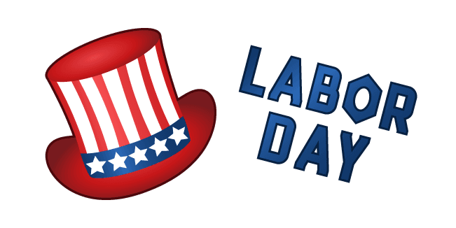 Labor Day and USA Hatcustom cursor pack