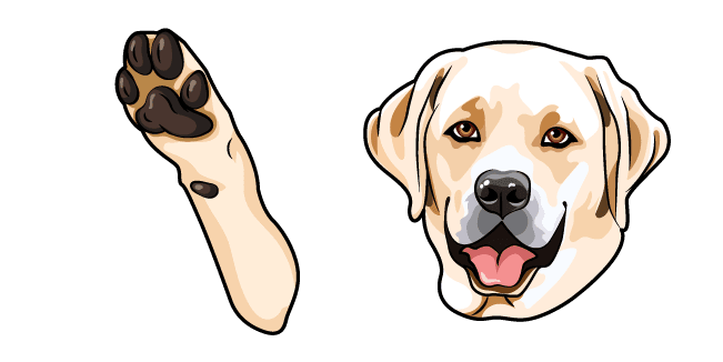 Labrador Retriever Dogcustom cursor pack