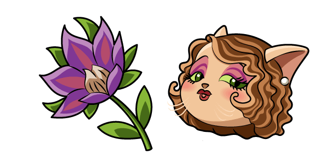 Lackadaisy Mitzi May and Flowercustom cursor pack