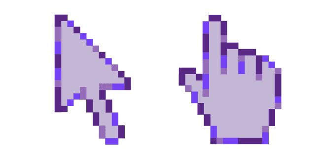 Lavender Pixelcustom cursor pack