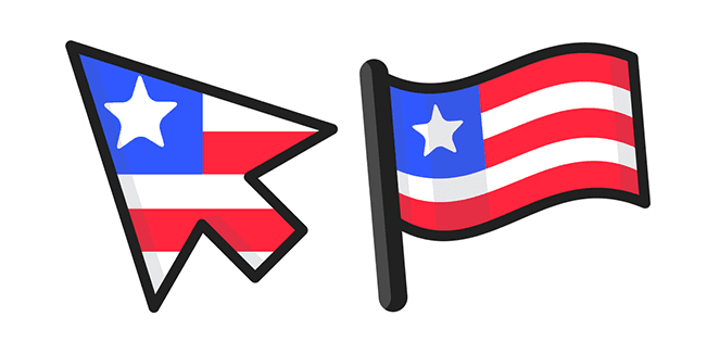 Liberia Flagcustom cursor pack