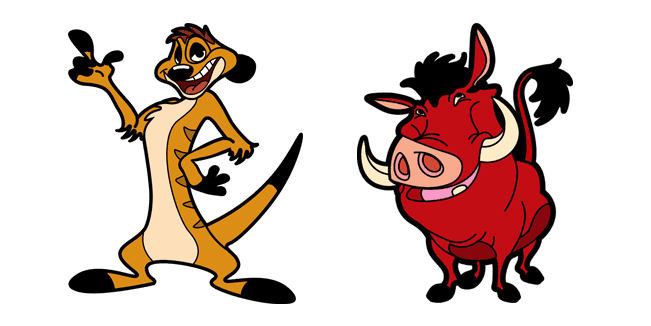 Lion King Timon and Pumbaacustom cursor pack