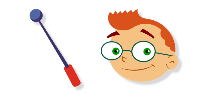 Little Einsteins Leonardo and Batoncustom cursor pack