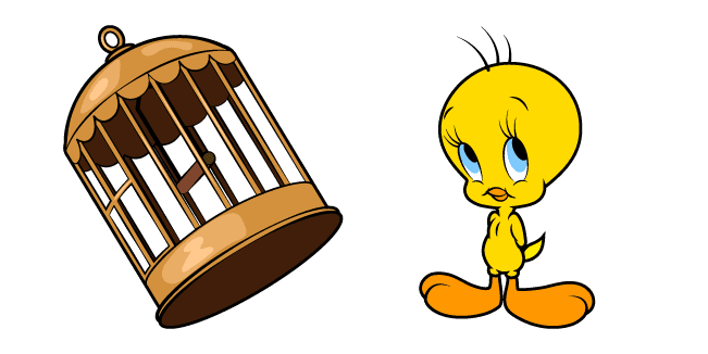 Looney Tunes Tweety and Cagecustom cursor pack