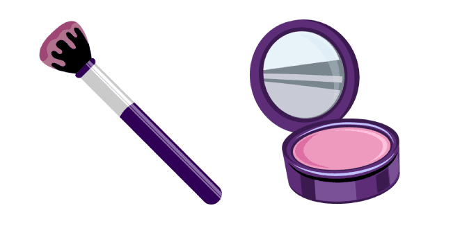 Makeup Brush and Mirrorcustom cursor pack