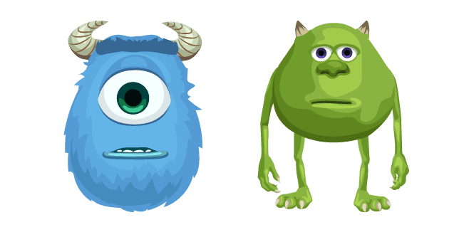 Mike Wazowski and Sulley Face Swap Memecustom cursor pack