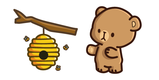 Milk & Mocha Mocha Bear and Beehivecustom cursor pack