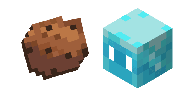 Minecraft Allay Mob and Cookiecustom cursor pack