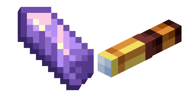 Minecraft Amethyst Shard and Spyglasscustom cursor pack