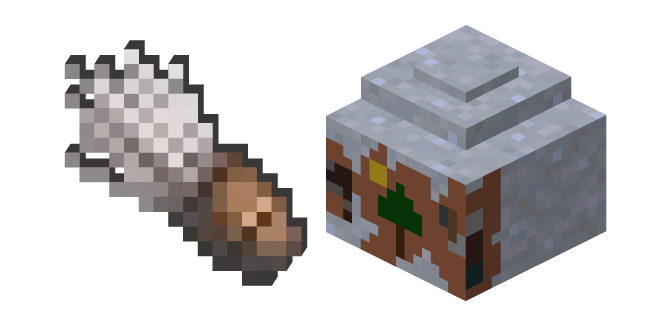 Minecraft Brush and Clay Potcustom cursor pack