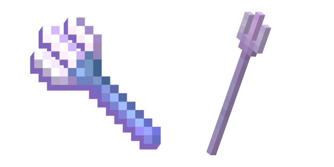 Minecraft Enchanted Tridentcustom cursor pack