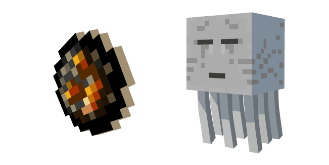 Minecraft Fireball and Ghastcustom cursor pack