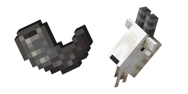 Minecraft Goat and Goat Horncustom cursor pack