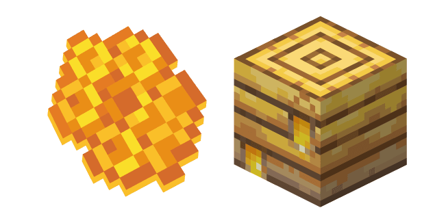 Minecraft Honeycomb and Bee Nestcustom cursor pack