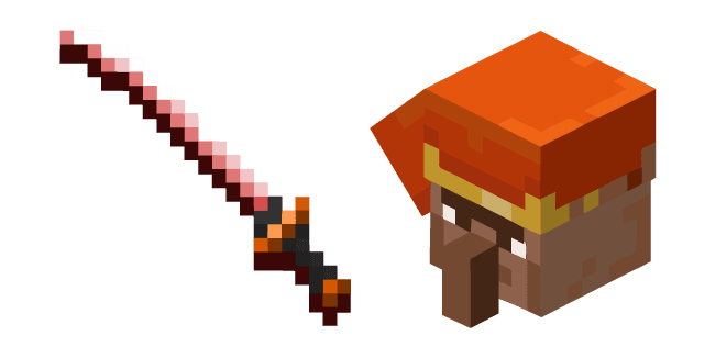 Minecraft Luxury Merchant and Master's Katanacustom cursor pack