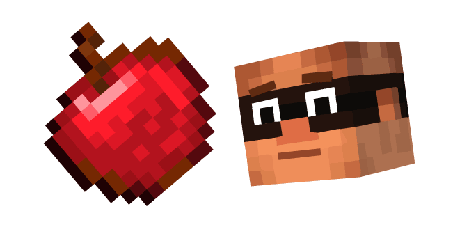 Minecraft Magnus the Rogue and Applecustom cursor pack