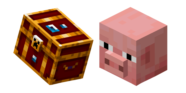 Minecraft Piggy Bankcustom cursor pack