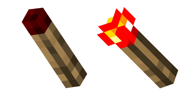 Minecraft Redstone Torchcustom cursor pack