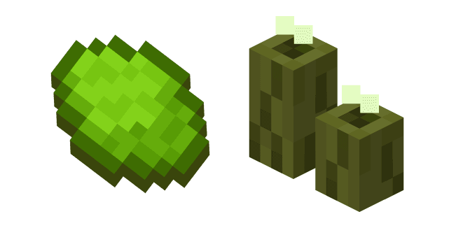 Minecraft Sea Pickle and Lime Dyecustom cursor pack