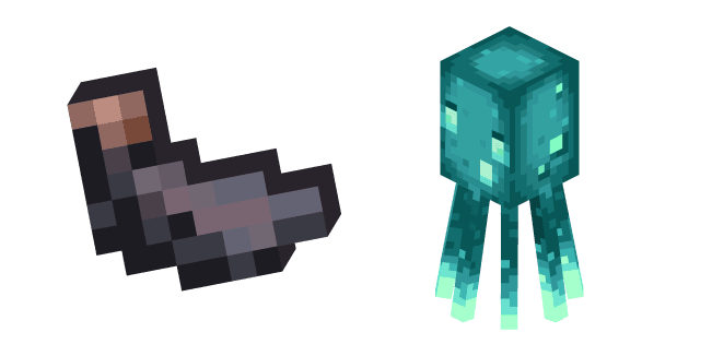 Minecraft Squid and Ink Saccustom cursor pack