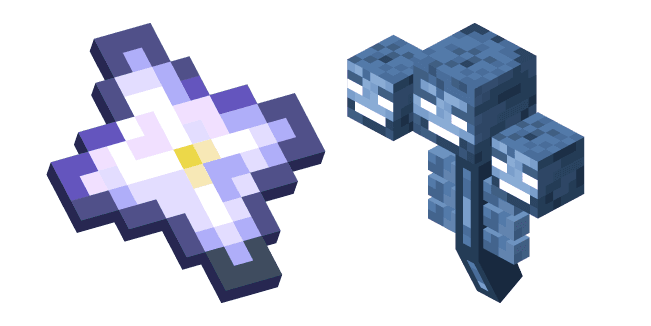 Minecraft Wither and Nether Starcustom cursor pack