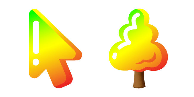 Minimal Autumn Treecustom cursor pack