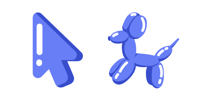 Minimal Balloon Dogcustom cursor pack