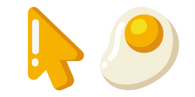 Minimal Fried Eggcustom cursor pack