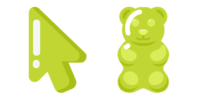 Minimal Gummy Bearcustom cursor pack