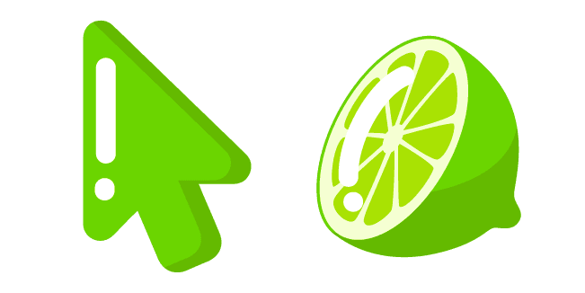 Minimal Limecustom cursor pack